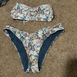 Abercrombie and fitch flower bathing suit